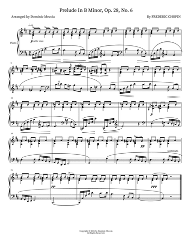 Prelude In B Minor, Op. 28, No. 6