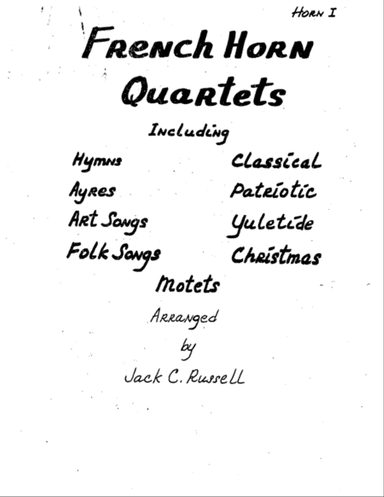 French Horn Quartets - Horn 1