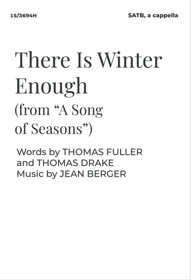 There Is Winter Enough