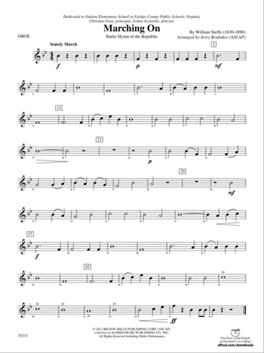 Marching On: Oboe