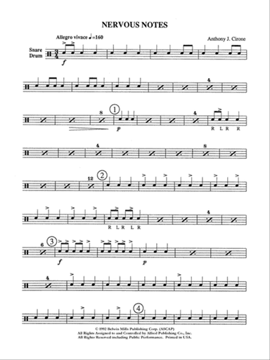 Nervous Notes: Snare Drum