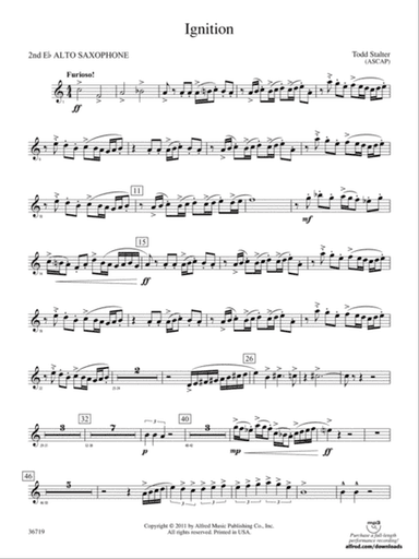 Ignition: 2nd E-flat Alto Saxophone