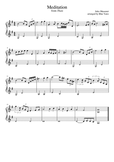 Meditation from 'Thais' (Jules Massenet)