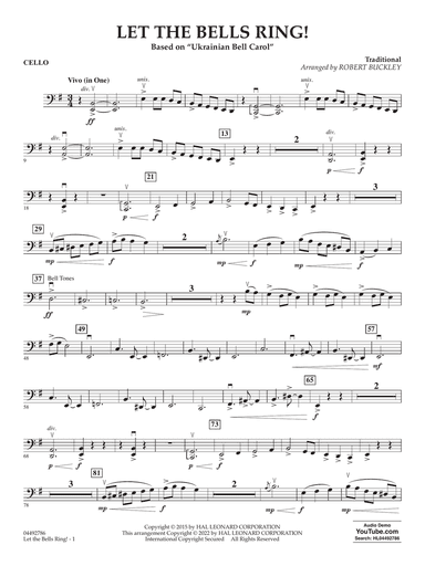 Let The Bells Ring! - Cello