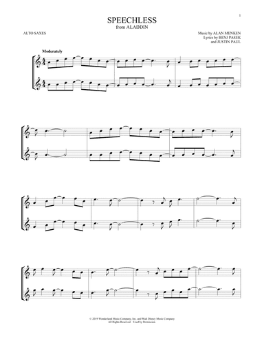 Speechless (from Aladdin)