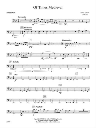Of Times Medieval: Bassoon