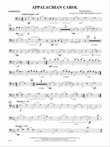 Appalachian Carol: Baritone B.C.