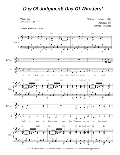 Day of Judgment! Day of Wonders! (2-part choir - (Soprano and Tenor)