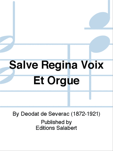 Salve Regina Voix Et Orgue