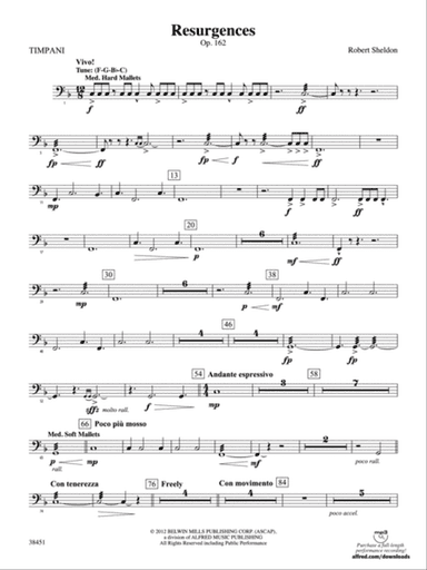 Resurgences: Timpani