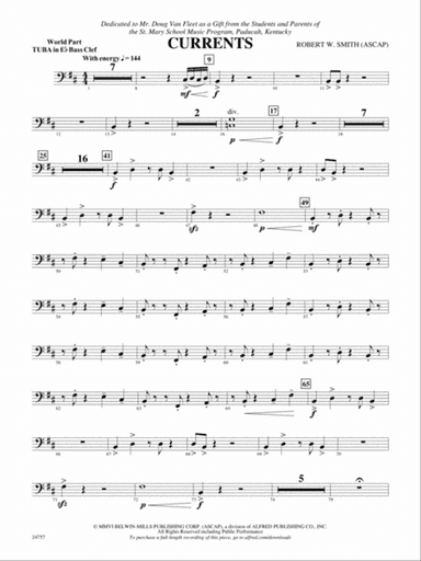 Currents: (wp) E-flat Tuba B.C.
