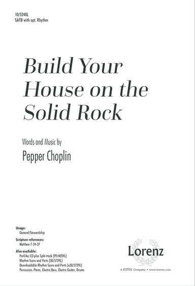 Build Your House on the Solid Rock