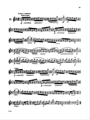 Gariboldi: Thirty Easy and Progressive Studies, Volume II (Nos. 16-30)