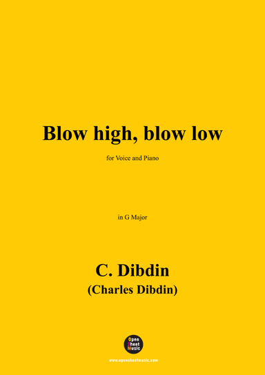 C. Dibdin-Blow high,blow low,in G Major