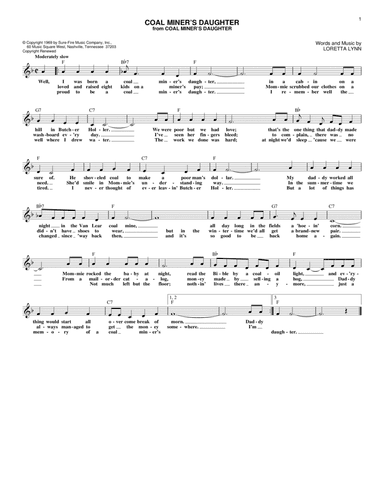 Coal Miner's Daughter