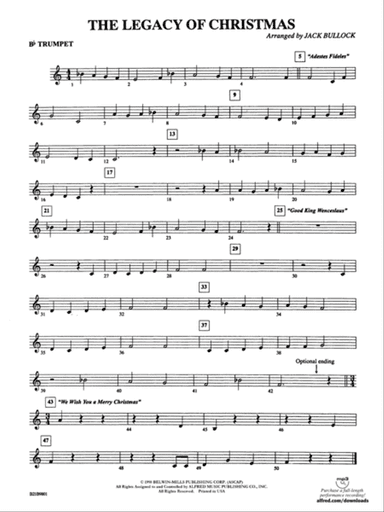 The Legacy of Christmas: 1st B-flat Trumpet