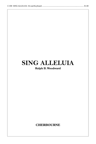 Sing Alleluia