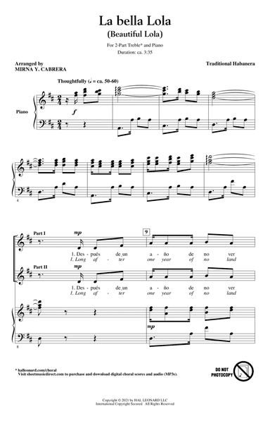 La Bella Lola (Beautiful Lola) (arr. Mirna Y. Cabrera)