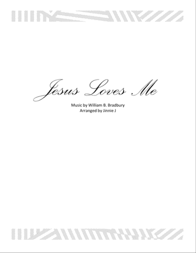 Jesus Loves Me - Piano