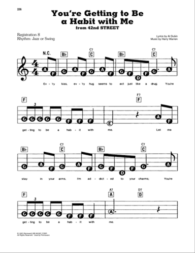 You're Getting To Be A Habit With Me