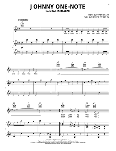 Johnny One Note