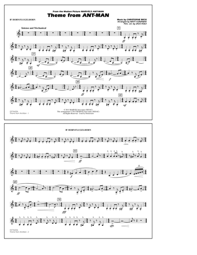 Theme from Ant-Man (Arr. Matt Conaway) - Bb Horn/Flugelhorn