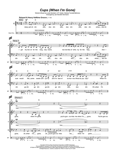 Cups (when I'm Gone)