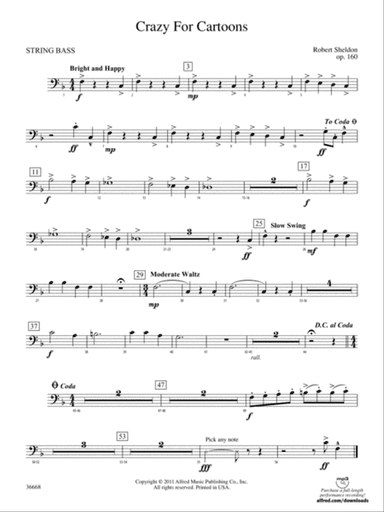 Crazy for Cartoons: (wp) String Bass