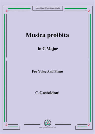 Gastoldoni-Musica proibita in C Major