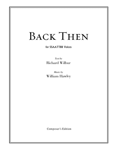 Back Then