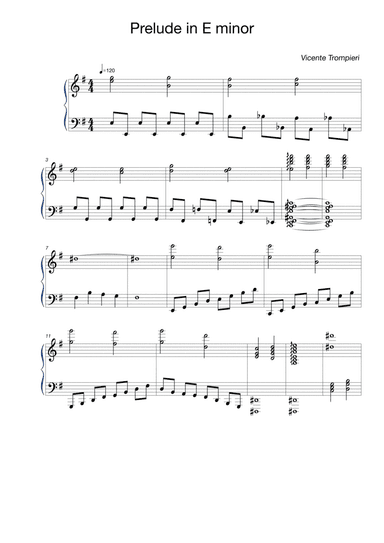 Prelude in E minor