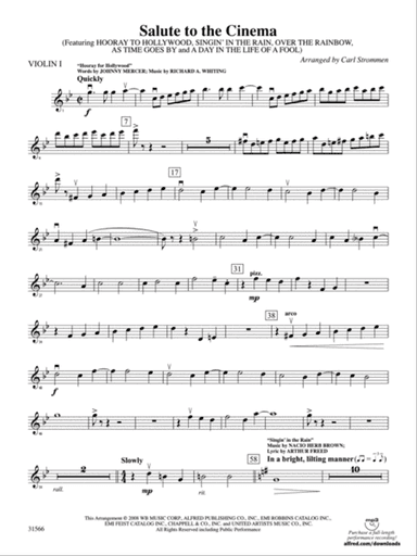 Salute to the Cinema: 1st Violin