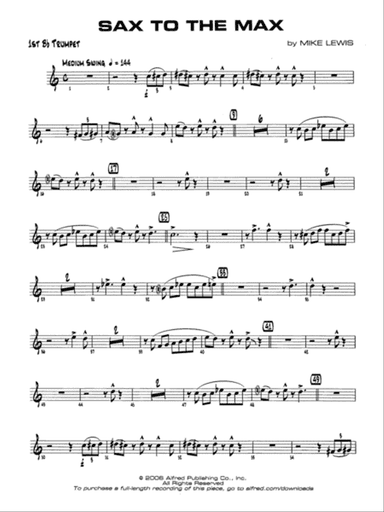 Sax to the Max: 1st B-flat Trumpet