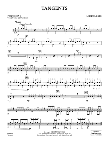 Tangents - Percussion 1