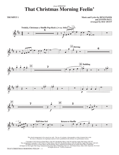 That Christmas Morning Feelin' (arr. Mac Huff) - Trumpet 1