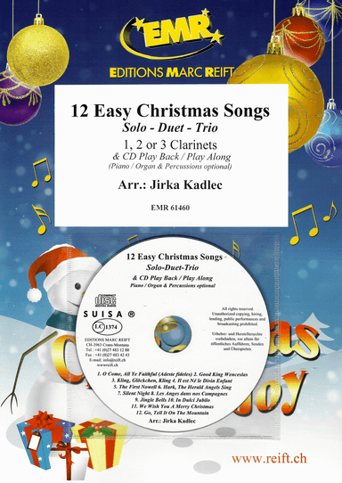 12 Easy Christmas Songs