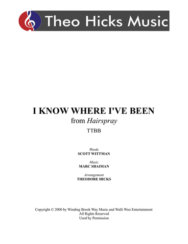 I Know Where I've Been