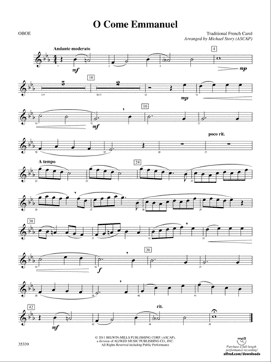 O Come Emmanuel: Oboe