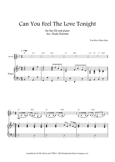 Can You Feel The Love Tonight