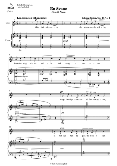 En Svane, Op. 25 No. 2