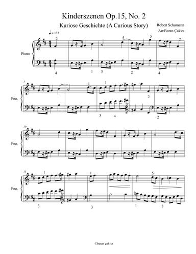 Kinderszenen op. 15 No.2