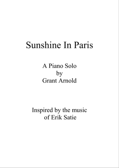 Sunshine In Paris