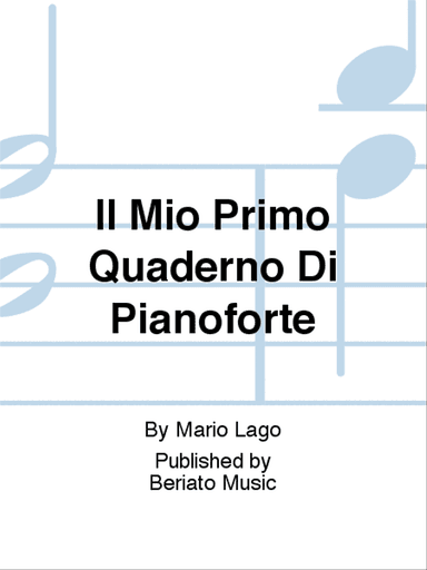 Il Mio Primo Quaderno Di Pianoforte