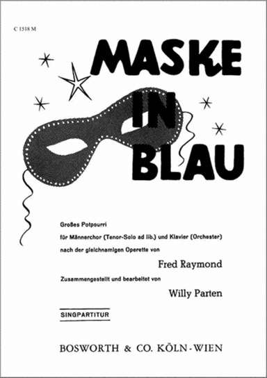 Maske in Blau
