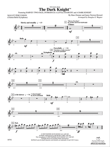 The Dark Knight, Selections from: Mallets