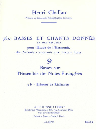 380 Figured Bass Exercises (9b)