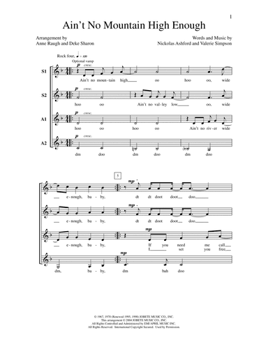 Ain't No Mountain High Enough (arr. Deke Sharon)