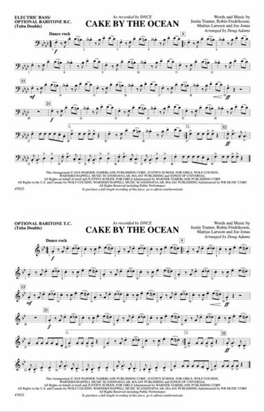 Cake by the Ocean: Electric Bass