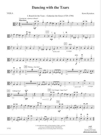 Dancing with the Tzars: Viola