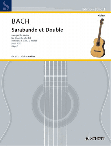 Sarabande and Double B Minor